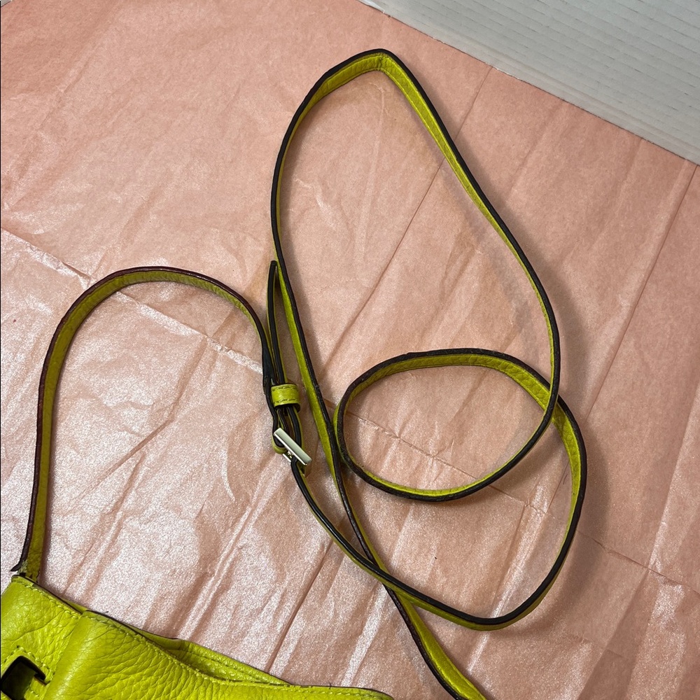 Kate Spade Lime Leather Shoulder Bag - Picture 9 of 15